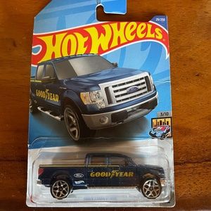 2009 FORD F150 NAVY BLUE HOT WHEELS